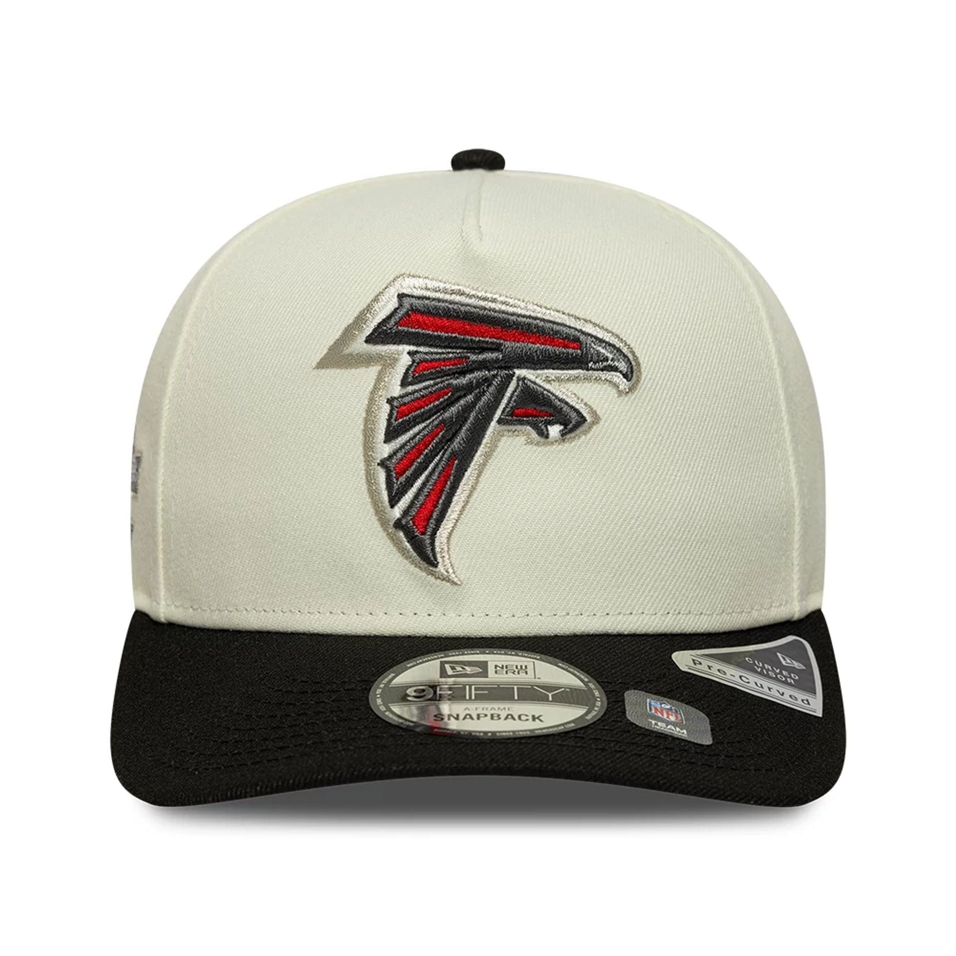 This is a Atlanta Falcons NFL Cream 9FIFTY A-Frame Snapback Adjustable Cap 3
