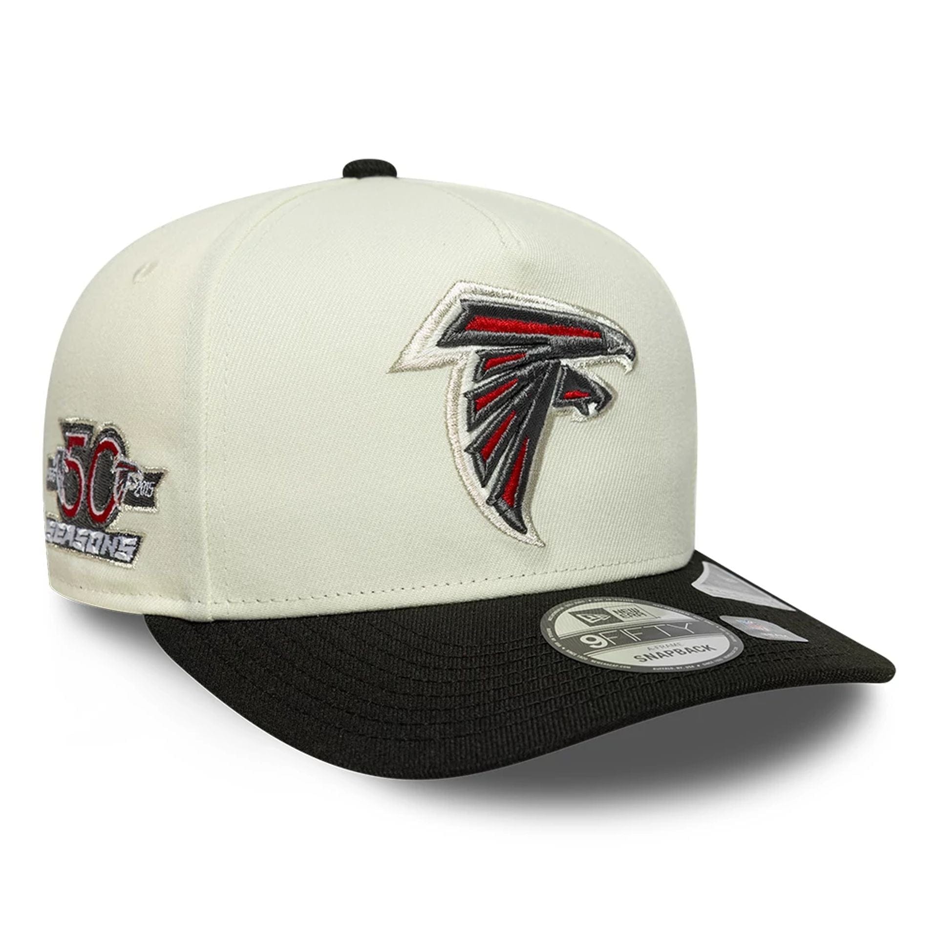 This is a Atlanta Falcons NFL Cream 9FIFTY A-Frame Snapback Adjustable Cap 1