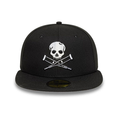 This is a Jackass Logo Black 59FIFTY Fitted Cap 3