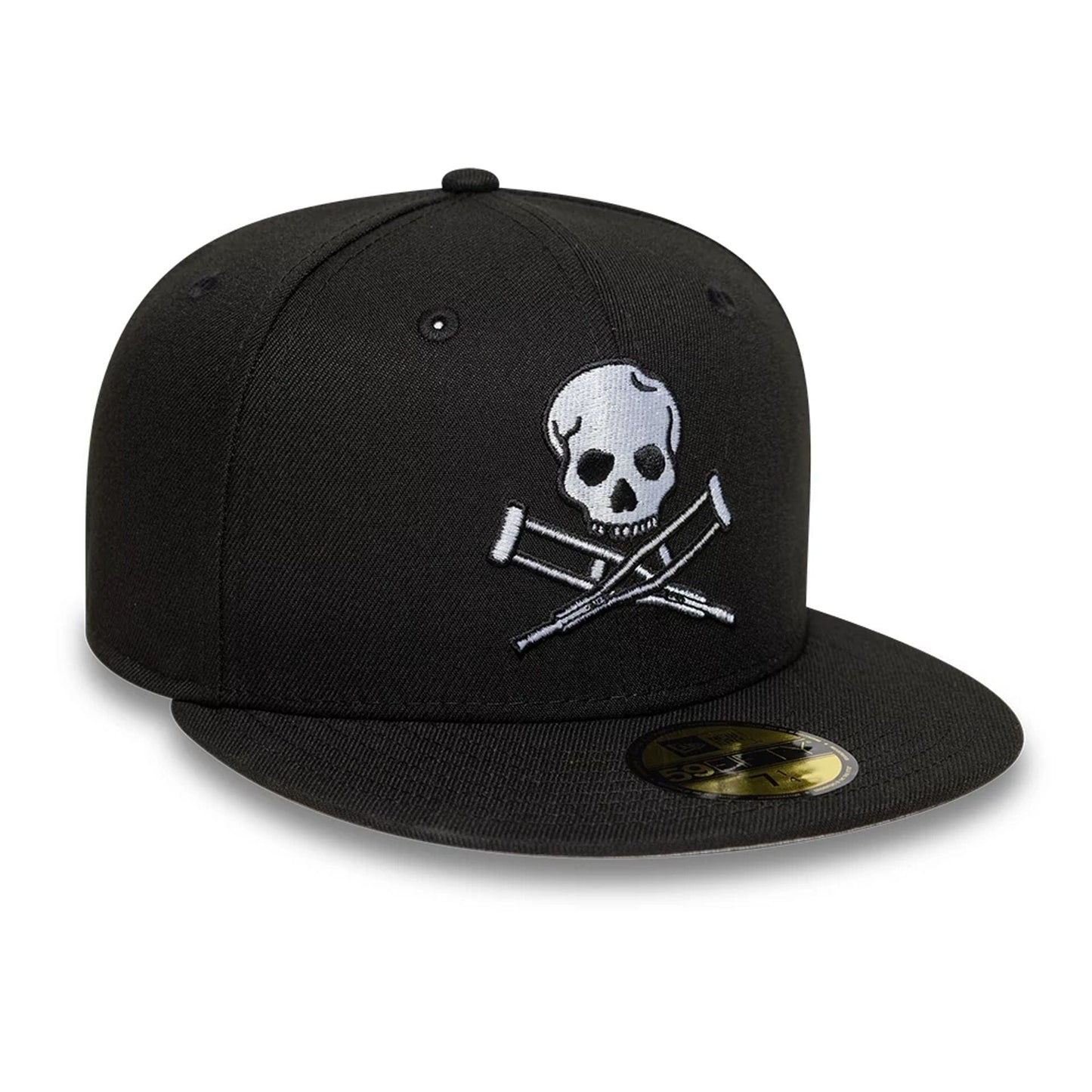 This is a Jackass Logo Black 59FIFTY Fitted Cap 4