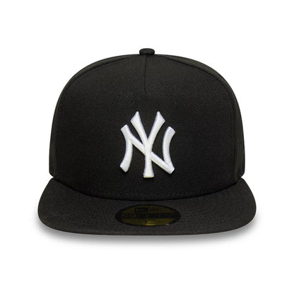 This is a New York Yankees MLB Black 59FIFTY A-Frame Fitted Cap 3