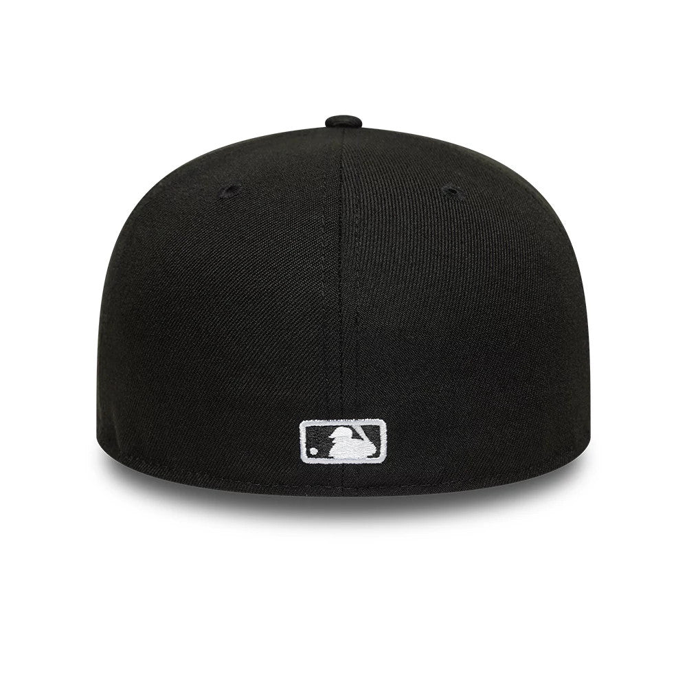 This is a New York Yankees MLB Black 59FIFTY A-Frame Fitted Cap 5