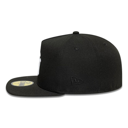 This is a New York Yankees MLB Black 59FIFTY A-Frame Fitted Cap 6