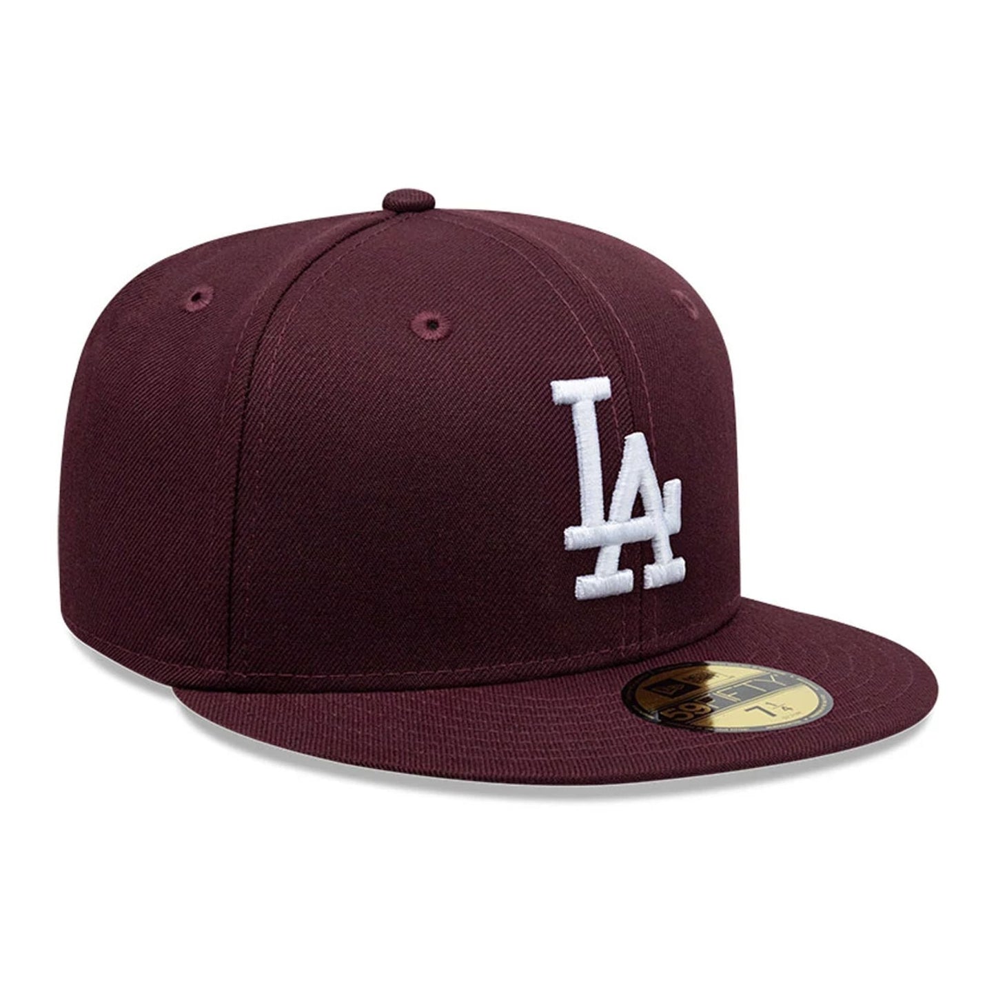 Pictured is this MLB LA Dodgers 59FIFTY Fitted cap in dark purple. 3