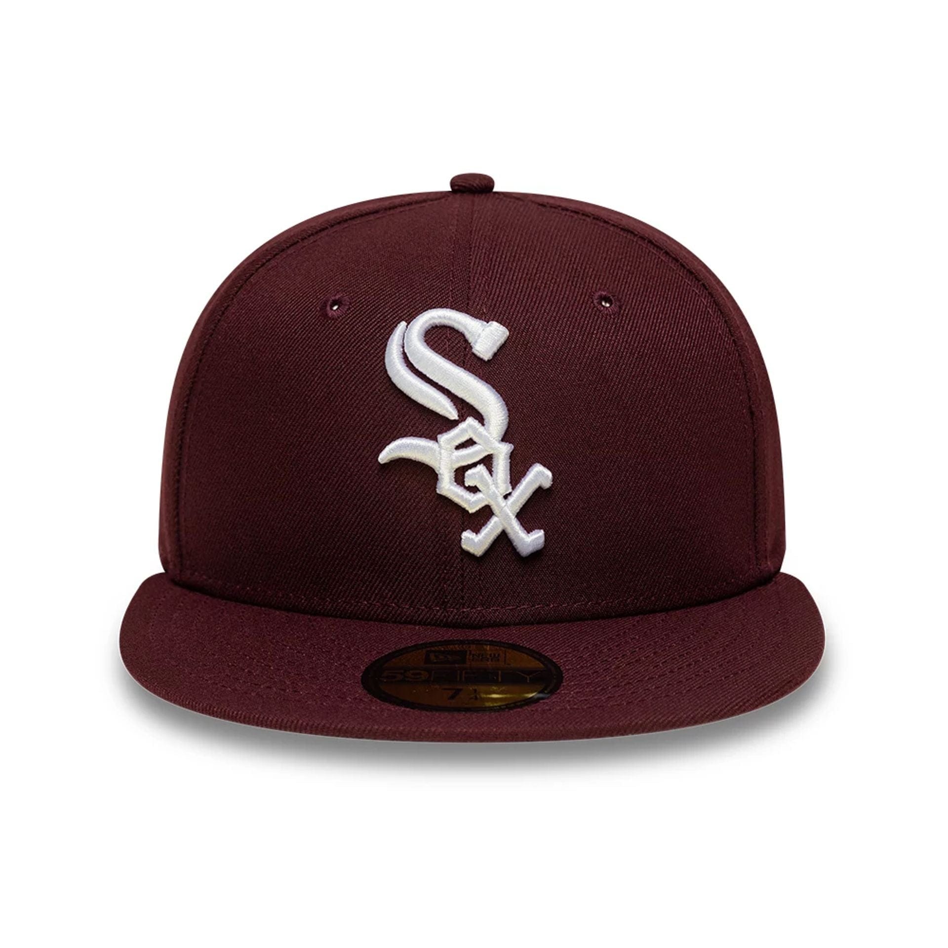 Pictured is this MLB Chicago White Sox 59FIFTY Fitted cap in dark purple. 3