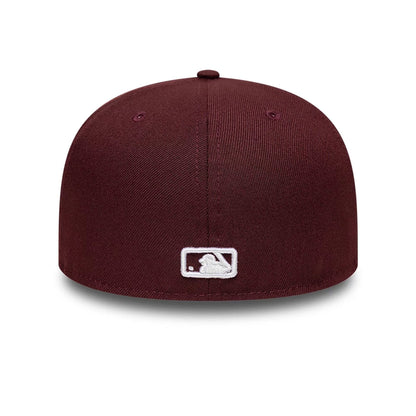 Pictured is this MLB Chicago White Sox 59FIFTY Fitted cap in dark purple. 5