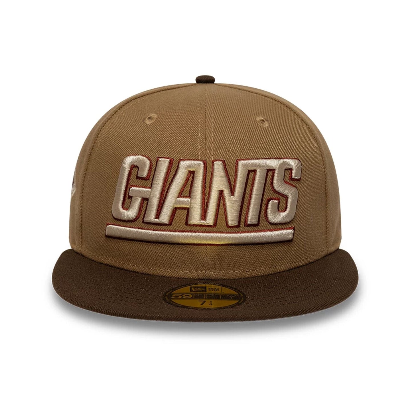 This is a New York Giants NFL Brown 59FIFTY Fitted Cap 3