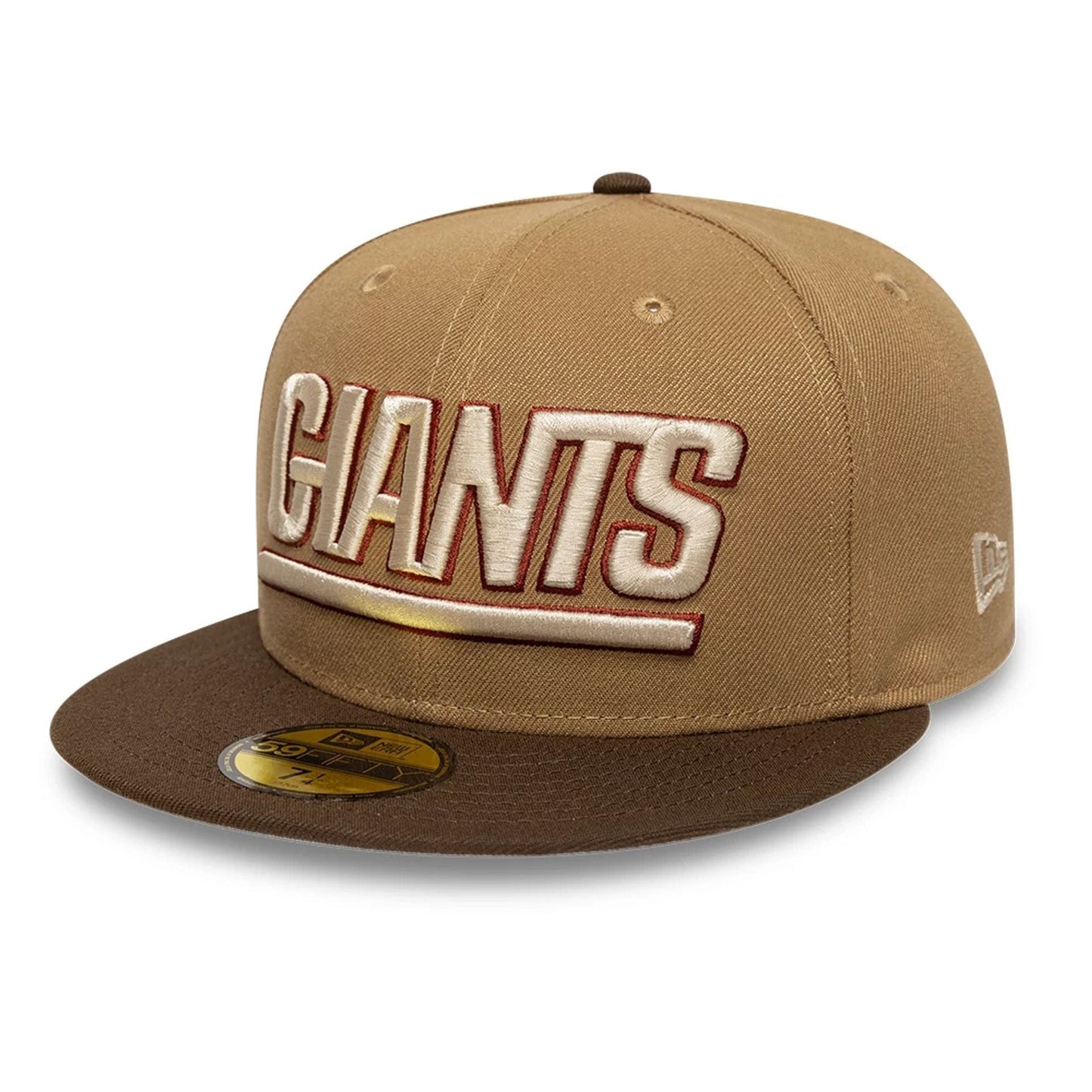 This is a New York Giants NFL Brown 59FIFTY Fitted Cap 4