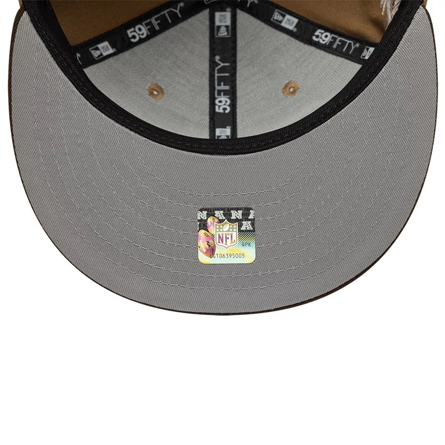 This is a New York Giants NFL Brown 59FIFTY Fitted Cap 2