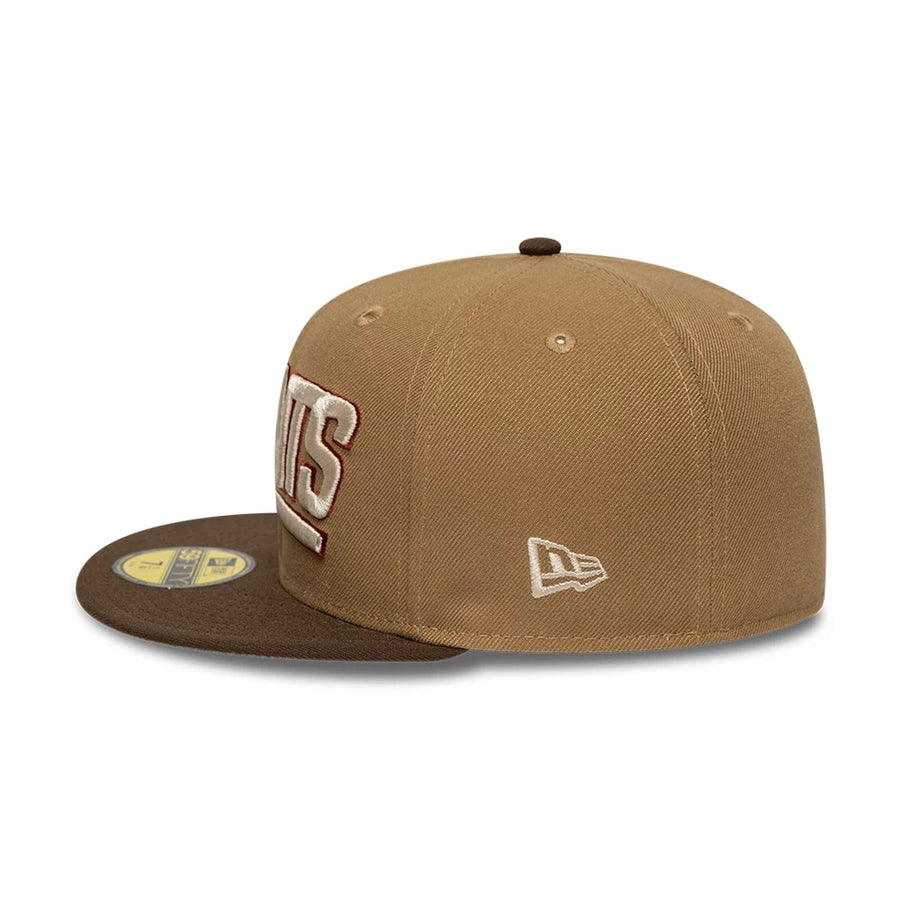 This is a New York Giants NFL Brown 59FIFTY Fitted Cap 6