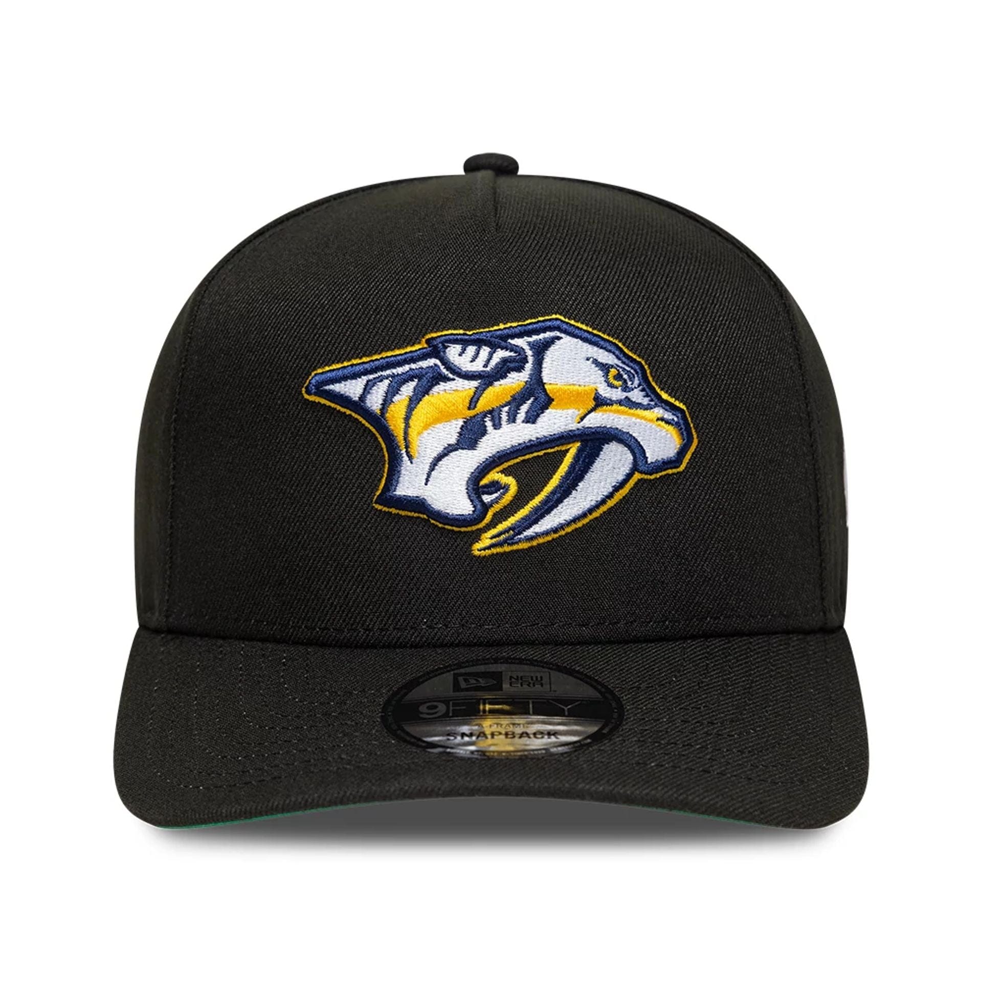 This is a Nashville Predators NHL Black 9FIFTY A-Frame Snapback Adjustable Cap 3