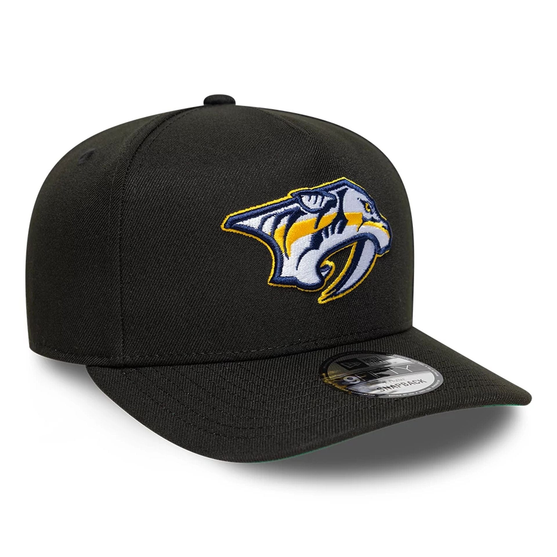 This is a Nashville Predators NHL Black 9FIFTY A-Frame Snapback Adjustable Cap 4