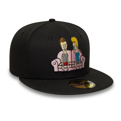 This is a Beavis And Butt-Head Black 59FIFTY Fitted Cap 3