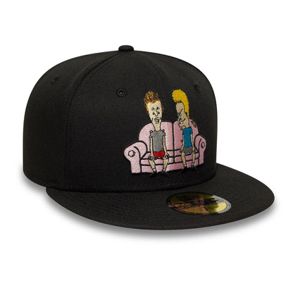 This is a Beavis And Butt-Head Black 59FIFTY Fitted Cap 3
