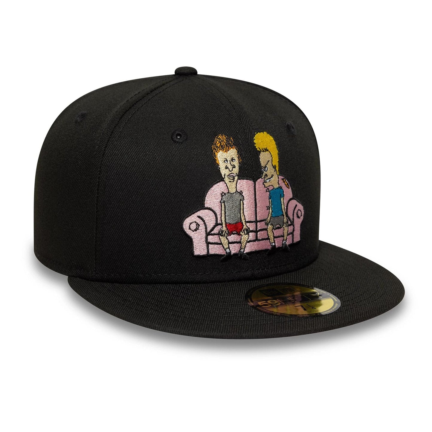 This is a Beavis And Butt-Head Black 59FIFTY Fitted Cap 3