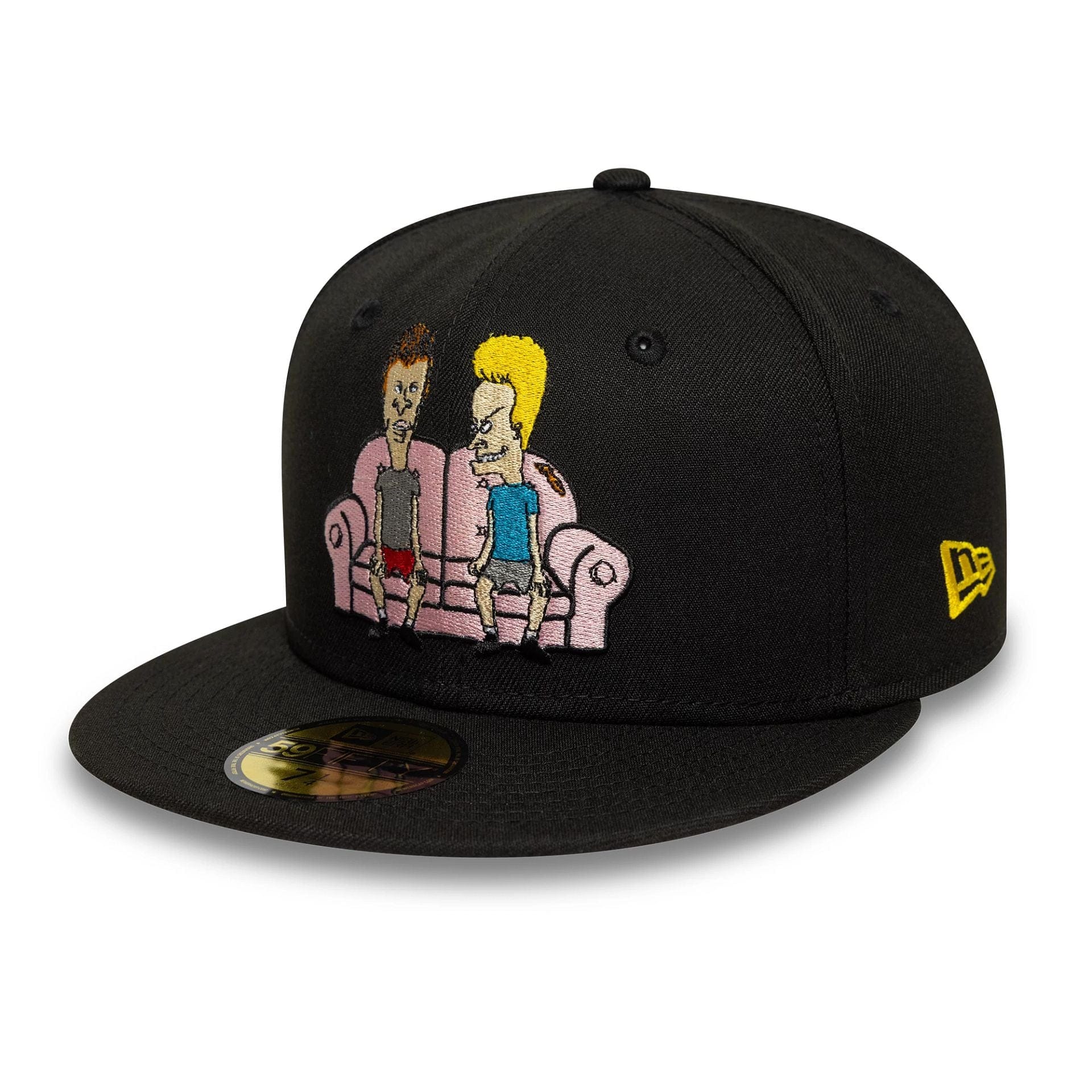 This is a Beavis And Butt-Head Black 59FIFTY Fitted Cap 1