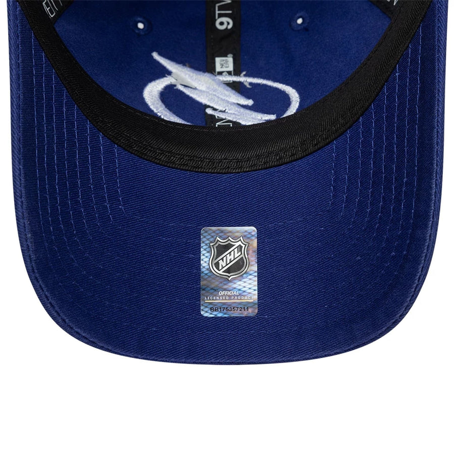 This is a Tampa Bay Lightning NHL Dark Blue 9TWENTY Adjustable Cap 7