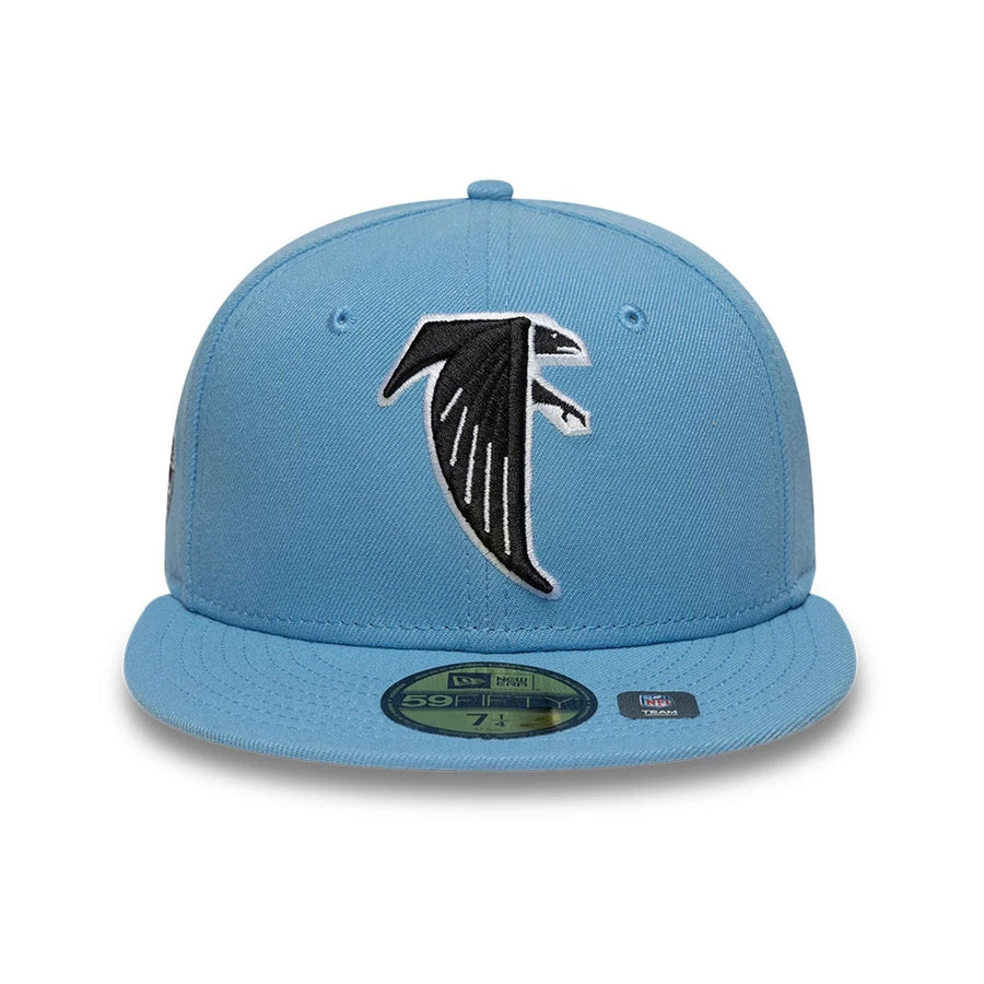 This is a Atlanta Falcons NFL Pastel Blue 59FIFTY Fitted Cap 3