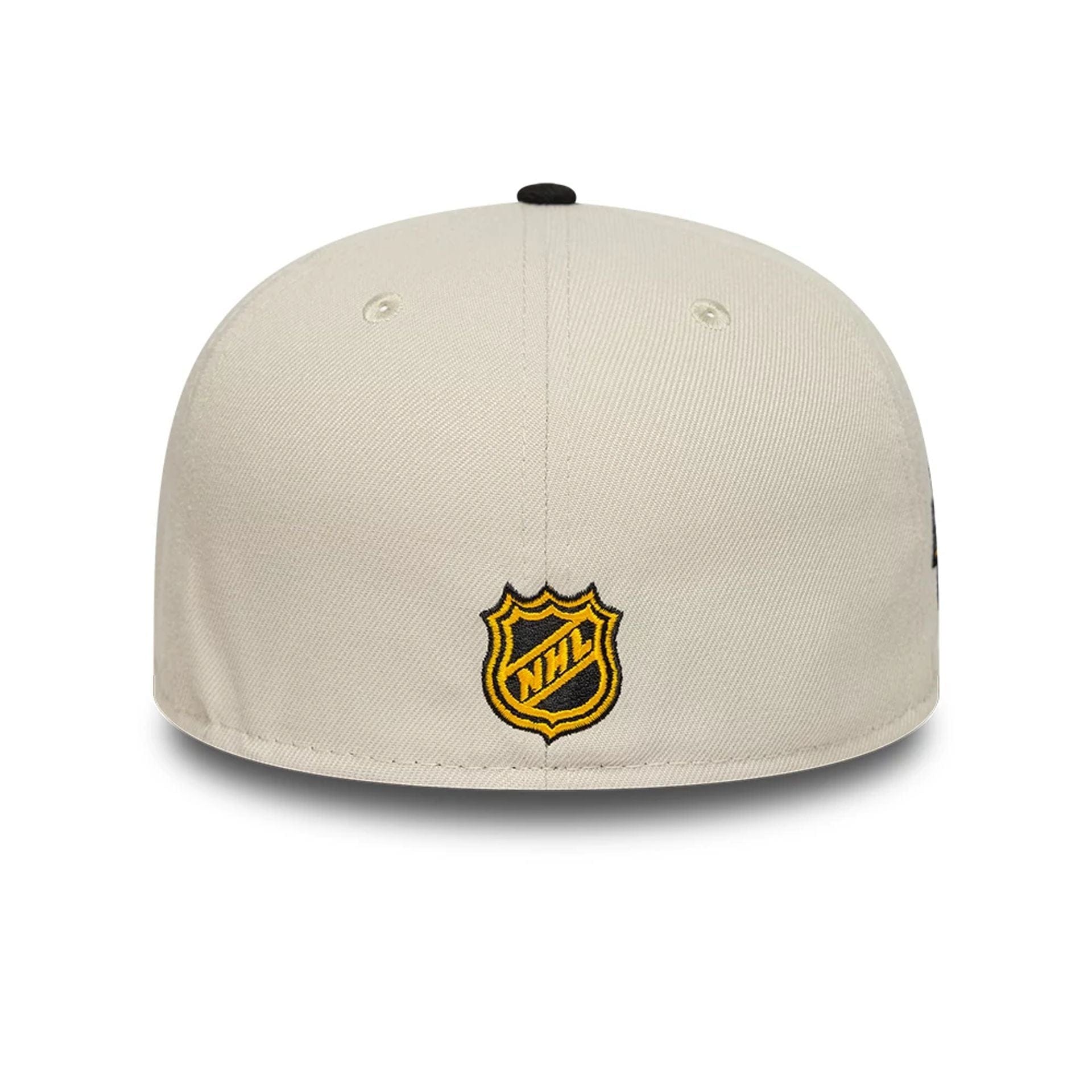 This is a Pittsburgh Penguins NHL Beige 59FIFTY Fitted Cap 5