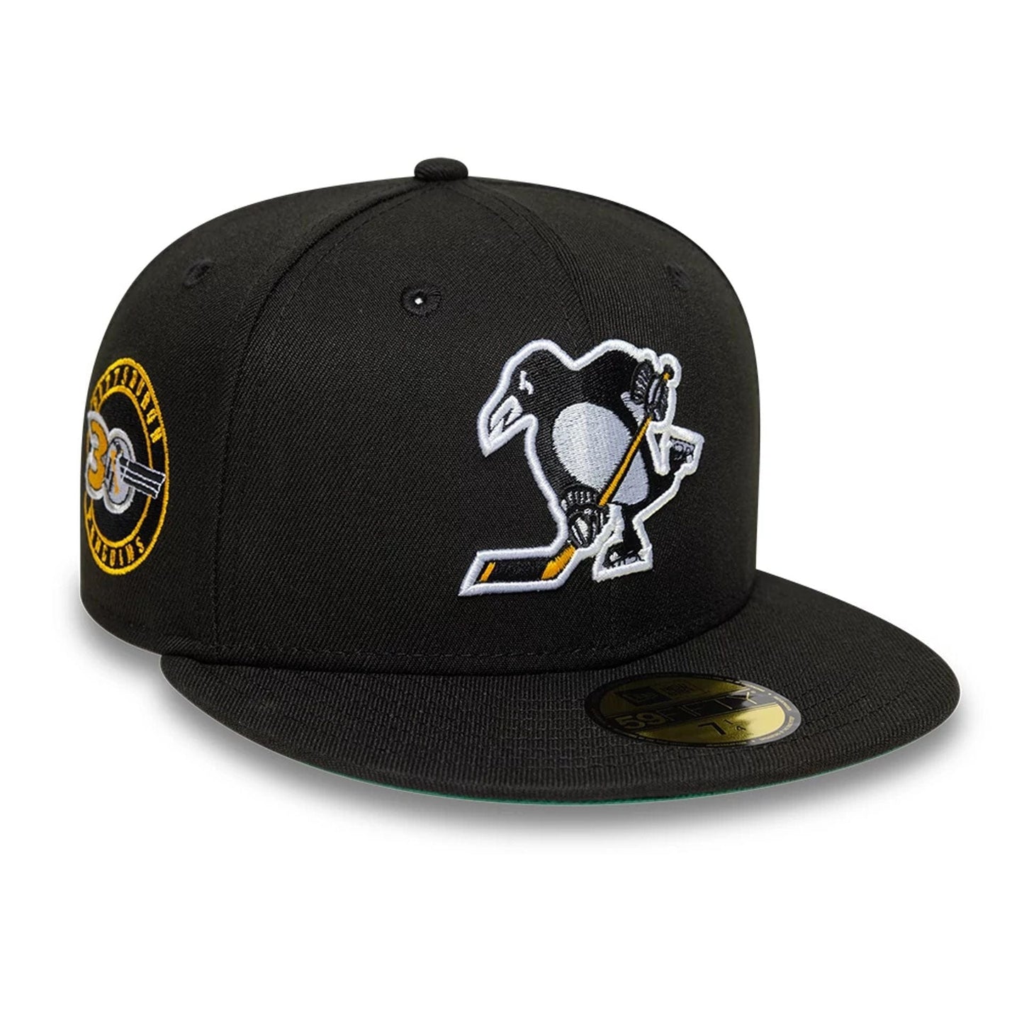 This is a Pittsburgh Penguins NHL Black 59FIFTY Fitted Cap 1