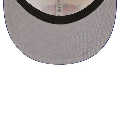 This is a New York Knicks NBA White 59FIFTY Fitted Cap 2