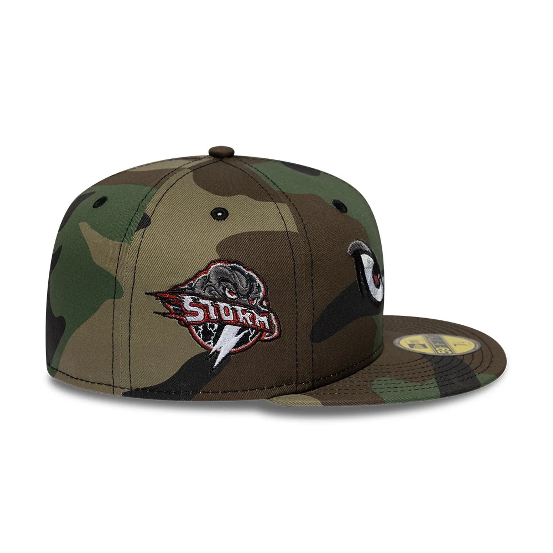 Pictured is this MiLB Pinwheel Lake Elsinore Storm 59FIFTY Fitted cap in green. 5
