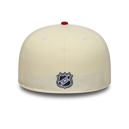 This is a New York Rangers NHL Cream 59FIFTY Fitted Cap 7