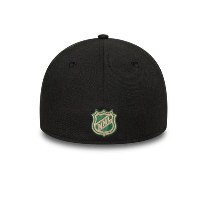 This is a Pittsburgh Penguins NHL Black 39THIRTY Stretch-Fit Cap 4