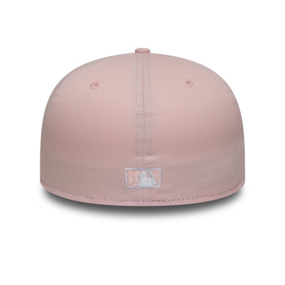 This is a New York Yankees MLB World Series Pink 59FIFTY Fitted Cap 7