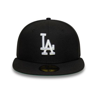 This is a LA Dodgers MLB Black 59FIFTY Fitted Cap 3