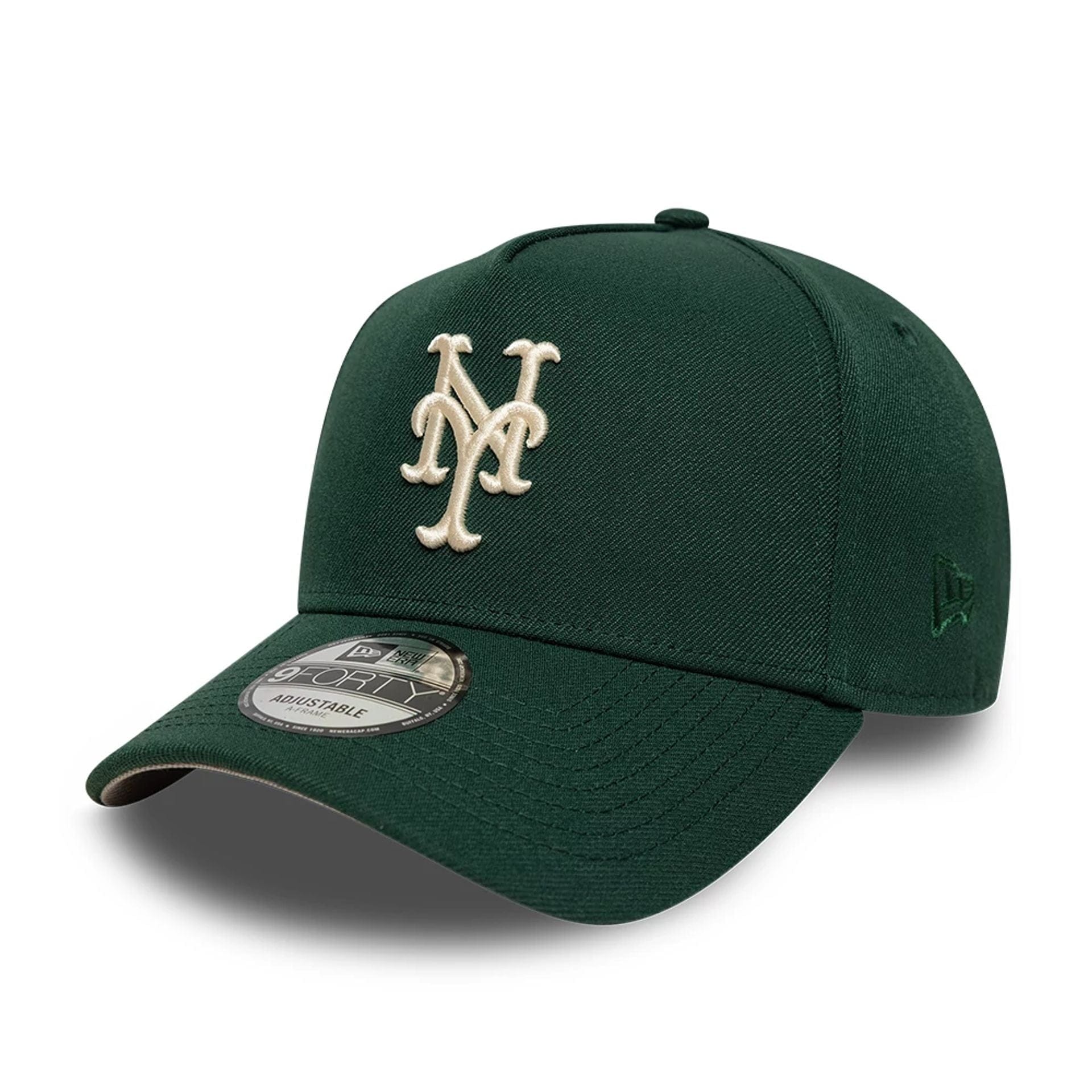 This is a New York Mets MLB Dark Green 9FORTY A-Frame Adjustable Cap 1