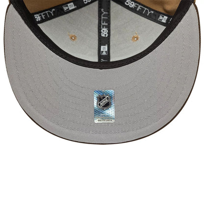 This is a Nashville Predators NHL Beige 59FIFTY Fitted Cap 2