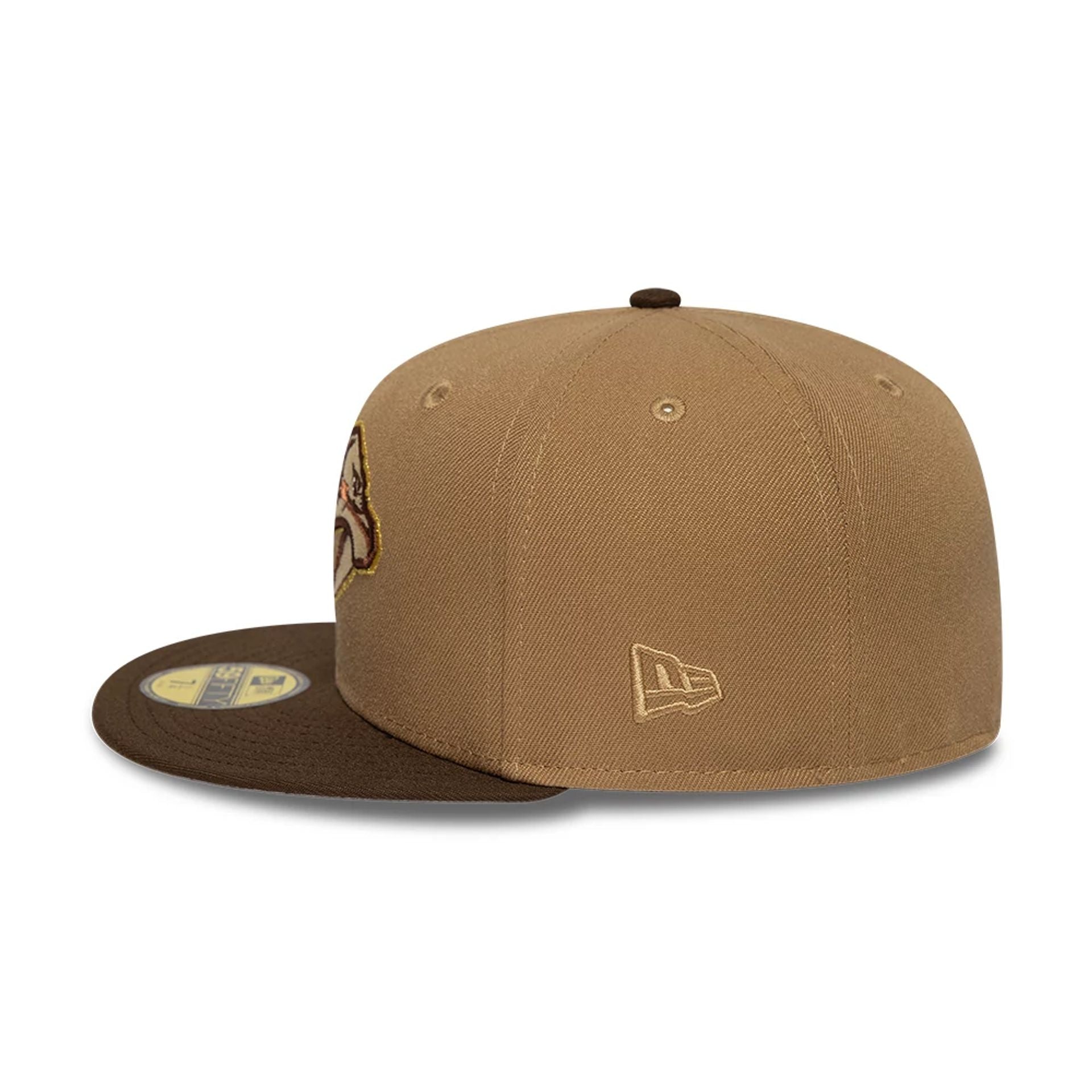 This is a Nashville Predators NHL Beige 59FIFTY Fitted Cap 6