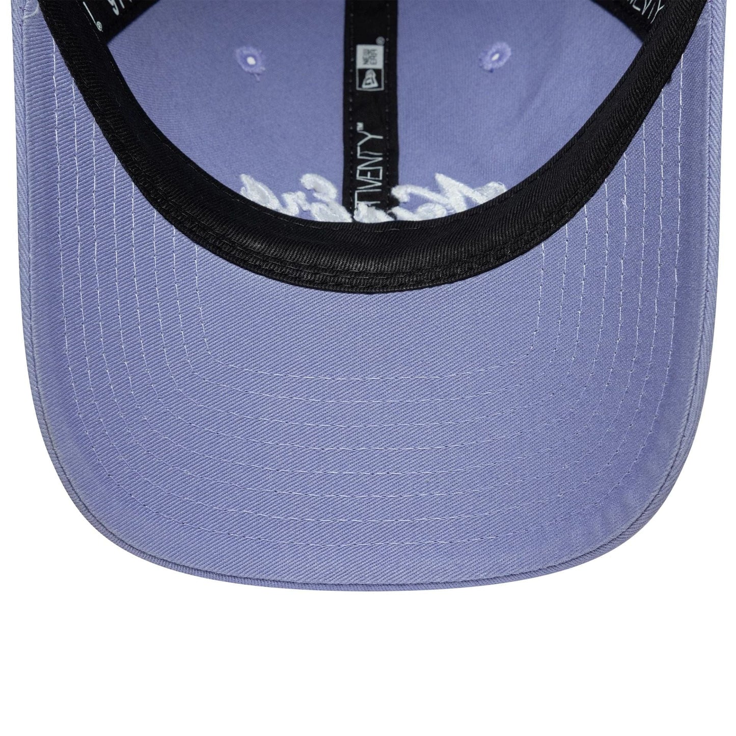 This is a New Era Heritage Script Pastel Purple 9TWENTY Adjustable Cap 7