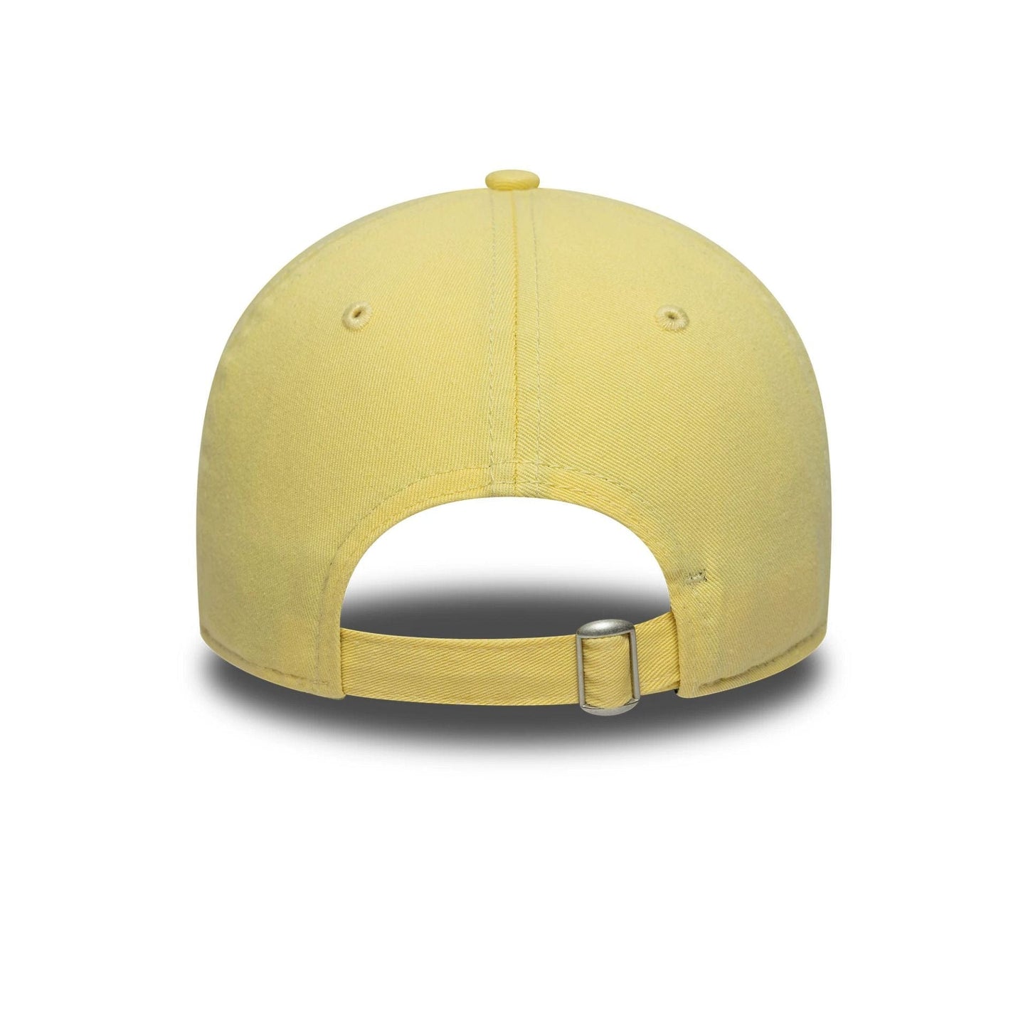 This is a New Era Heritage Script Pastel Yellow 9TWENTY Adjustable Cap 6