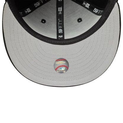 This is a LA Dodgers MLB Spider Black 59FIFTY Fitted Cap 2