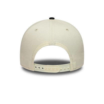 Pictured is this MLB Kanji LA Dodgers 9FORTY A-Frame Adjustable cap in cream. 6
