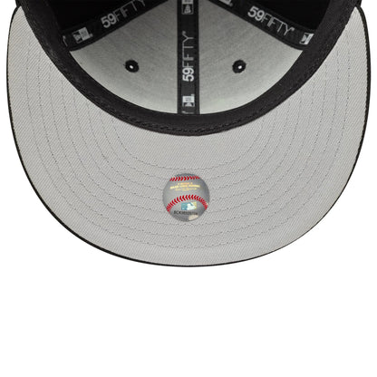 This is a Chicago White Sox MLB Spider Black 59FIFTY Fitted Cap 2