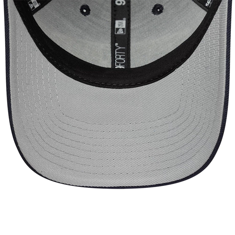 This is a New Era New York Navy 9FORTY A-Frame Trucker Adjustable Cap 2