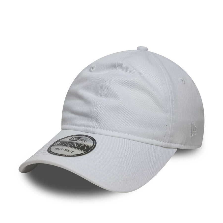 This is a New Era White 9TWENTY Adjustable Cap 1