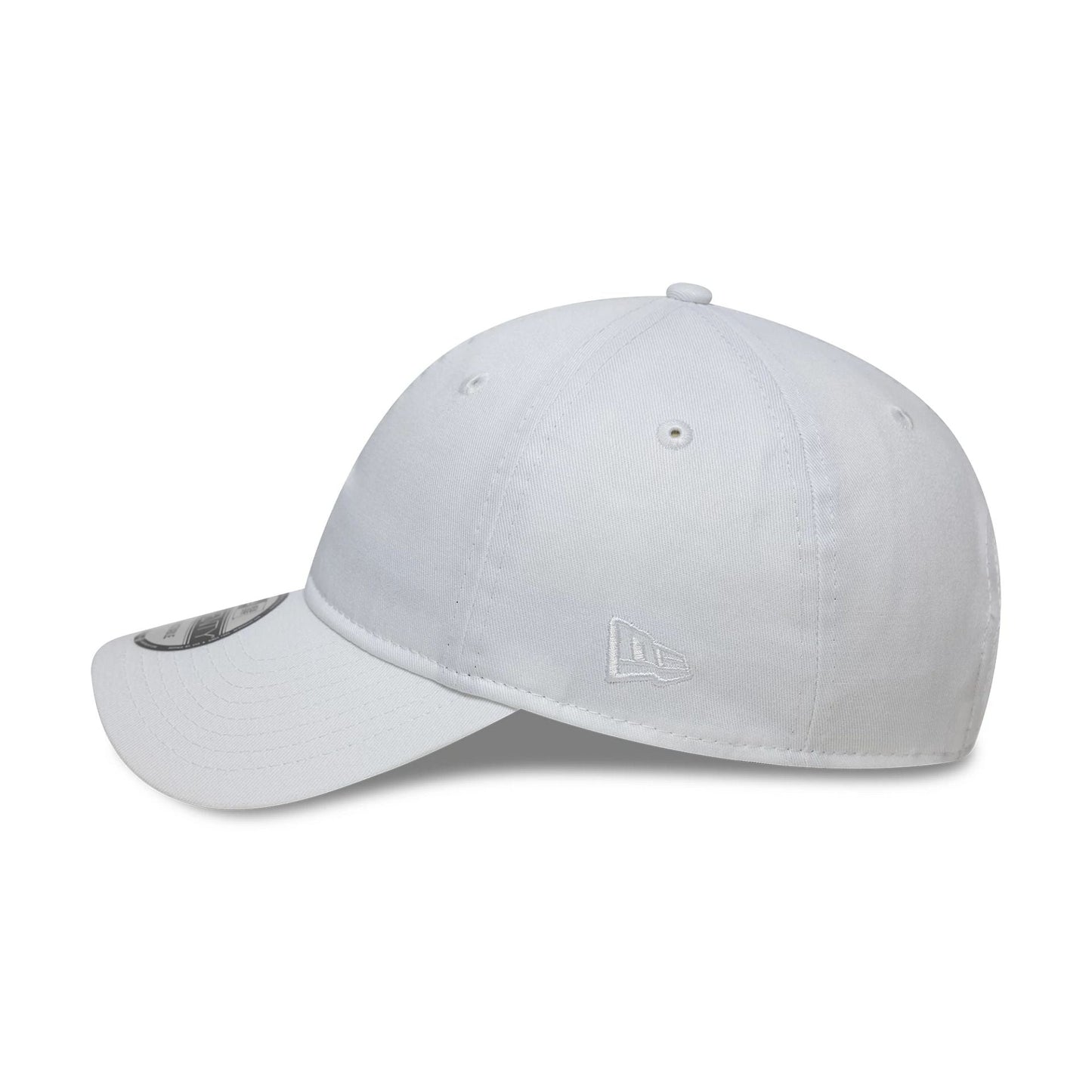 This is a New Era White 9TWENTY Adjustable Cap 4