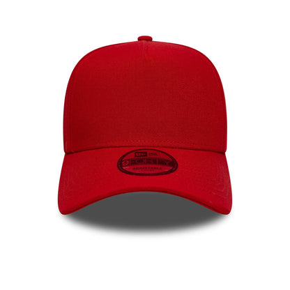 This is a New Era Red 9FORTY A-Frame Adjustable Cap 2