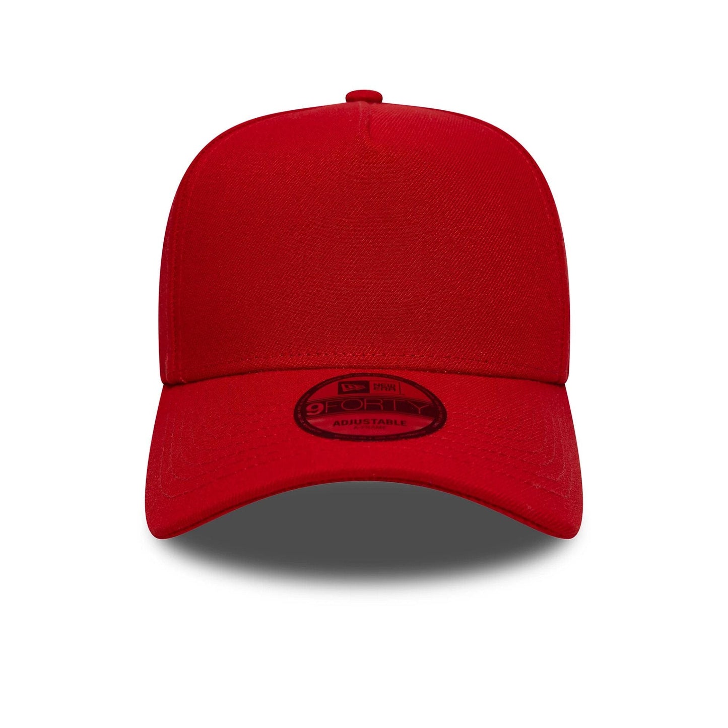 This is a New Era Red 9FORTY A-Frame Adjustable Cap 2