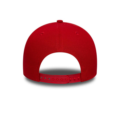 This is a New Era Red 9FORTY A-Frame Adjustable Cap 6