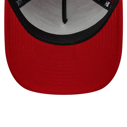 This is a New Era Red 9FORTY A-Frame Adjustable Cap 7