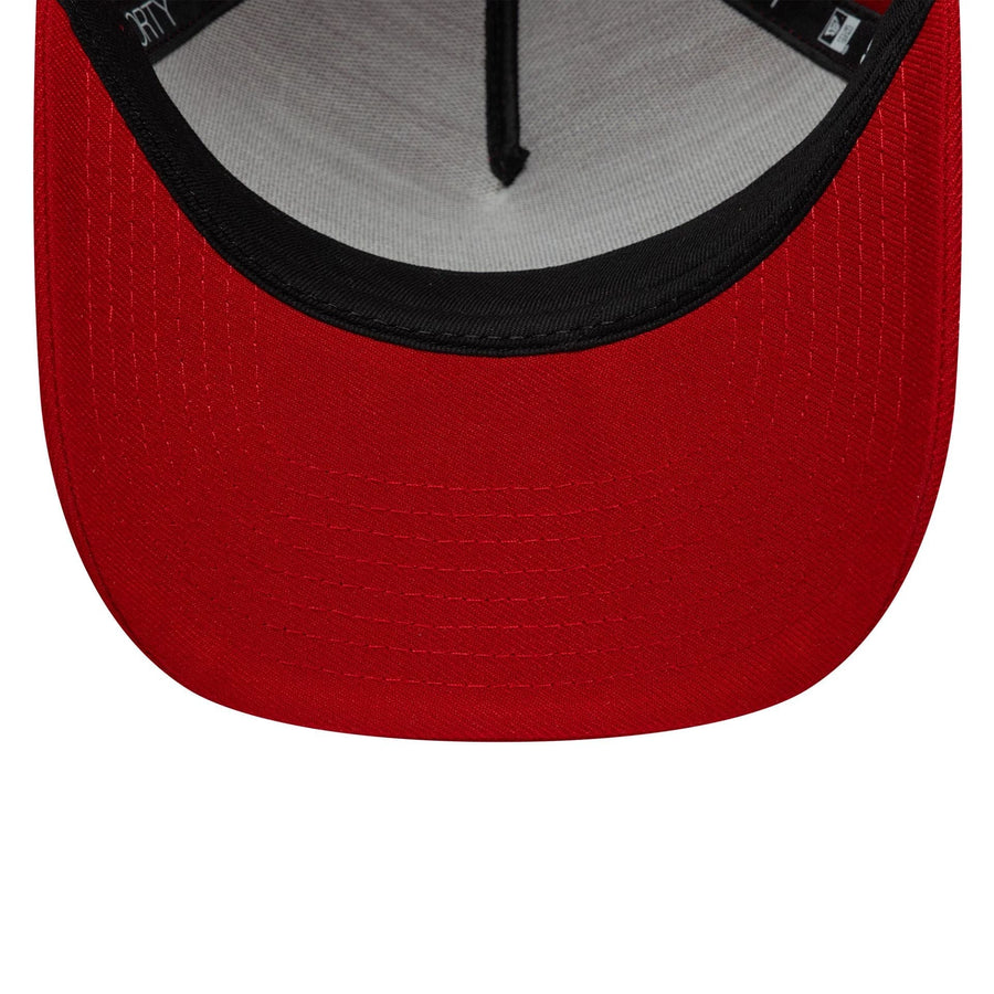 This is a New Era Red 9FORTY A-Frame Adjustable Cap 7