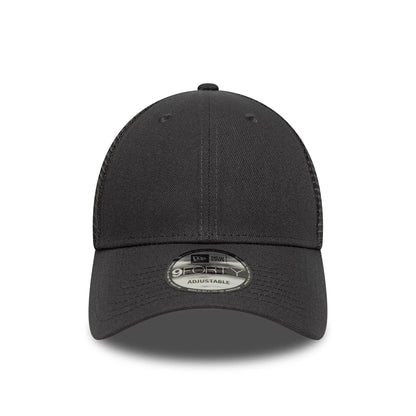 This is a New Era Grey 9FORTY Trucker Adjustable Cap 2