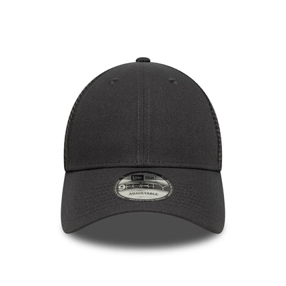 This is a New Era Grey 9FORTY Trucker Adjustable Cap 2