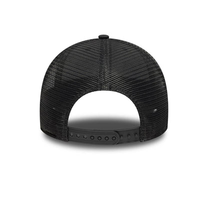 This is a New Era Grey 9FORTY Trucker Adjustable Cap 6