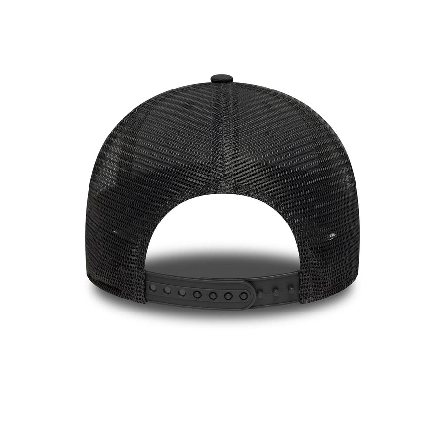 This is a New Era Grey 9FORTY Trucker Adjustable Cap 6